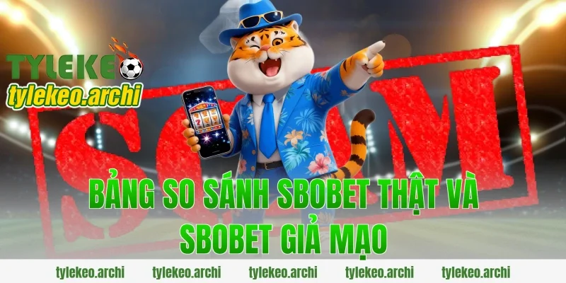 Bảng So Sánh Sbobet Thật Và Sbobet Giả Mạo